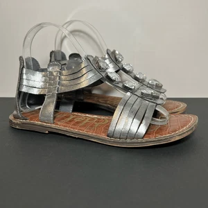 Sam Edelman Galina Damen-Gladiator-Sandalen mit Schmucksteinen/Größe 6,5 - Bild 1 von 7