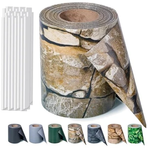 Stein-Optik Sichtschutzstreifen 35m x 19cm - der elegante Blickschutz für Garten - Bild 1 von 11