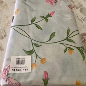 Bettwäsche Set 2 Teilig Blumen Schmetterling Sommer Muster Neu OVP - Bild 1 von 3