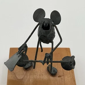 Maus Metall Kunst Skulptur anthromorpher Anwalt 1984 Mäusewahn von Greg Ruppert  - Bild 1 von 10