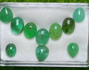 Venta de liquidación de 22,84 quilates cabujón esmeralda natural - Imagen 1 de 2