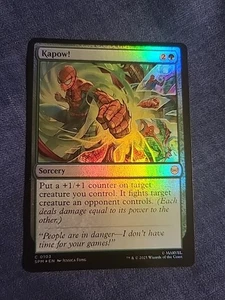 Magic The Gathering Kapow! Marvel's Spider-Man Foil - Picture 1 of 2