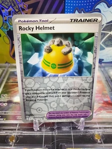 Rocky Helmet 193/198 Reverse Holo Uncommon Pokemon TCG Scarlet & Violet Base Set - Picture 1 of 2