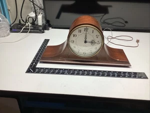 Seth Thomas Working Clock Medbury Mantle Time Chime Glass Westminster Shelve - Picture 1 of 23