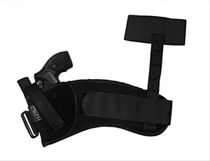Off-Duty and Concealment Kodra Nylon Ankle Holster (Black, Size 10, Right Hand) - Picture 1 of 1