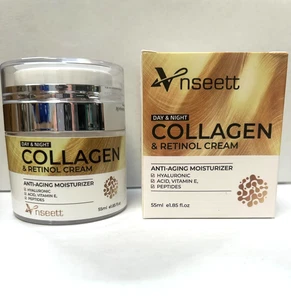 Crema de retinol de colágeno de día y noche Vnseett, (1,85 fl oz / 55 ml)  - Imagen 1 de 2