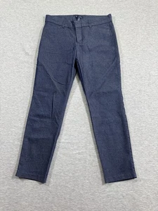 Gap Women’s Pants Size 8 Blue Slim City Chino Stretch Straight Denim Cotton - Picture 1 of 9