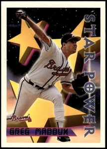 1996 Topps Baseball Greg Maddux #3 Atlanta Braves MLB - Picture 1 of 10