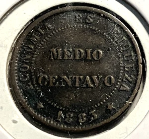 Elfe Chile 1/2 Centavo 1883 Libertad - Bild 1 von 2