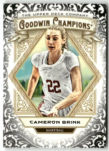 2025 Upper Deck Goodwin Champions No. 22 Cameron Brink Glossy Black - Bild 1 von 2