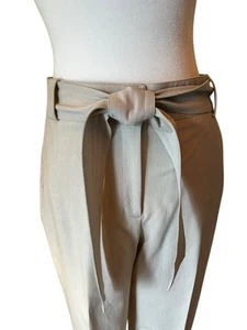 Rachel Zoe Women's High Rise Straight Leg Beige Dress Pants Trousers Size 6 - Picture 1 of 4