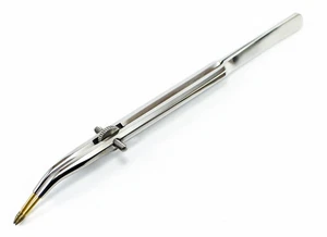 Jacket Grip forceps 15 cm Crown telescope tweezer jaw dental diamond pin plier - Picture 1 of 6