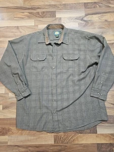 Cabela’s Outdoor Gear Herren 2XLT Button Down Hemd kariert Cord Kragen - Bild 1 von 6