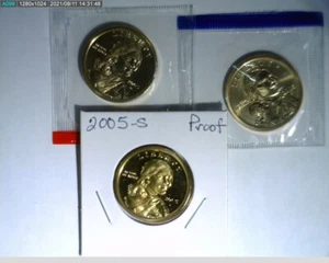 2005 PDS Native American Dollars Unc in mint cello and Proof - Picture 1 of 2