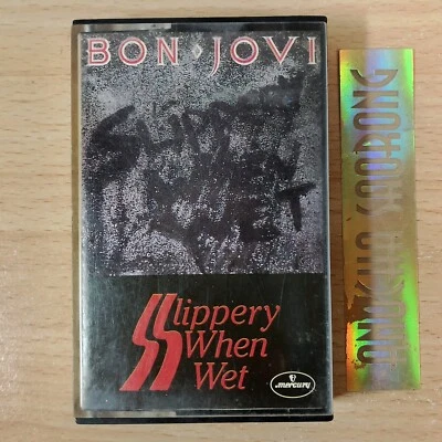 Bon Jovi - Slippery When Wet (1981) The third studio album / Cassette Tape /1412 - Image 1 of 4