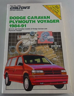 Manuale Di Riparazione Dodge / Plymouth / Chrysler Caravan + Voyager Anno 1991 - Immagine 1 di 3