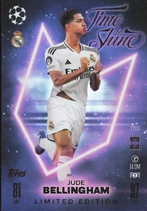 TOPPS MATCH ATTAX 2024-2025 24/25 JUDE BELLINGHAM TIME TO SHINE - Imagen 1 de 2