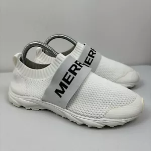 Merrell Women's White US 7 Laceless Sneaker Shoes Slip On Elastic - Picture 1 of 9