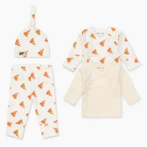 M+A by Monica + Andy Organic Cotton Baby Welcome Home Cuddle Box, Sizes Preemie - Picture 1 of 6