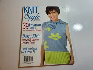 Knit 'n Style Magazine August 2009 Issue 162 - 39 Fashion Ideas for Summer B175 - Picture 1 of 6