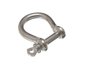 Nuevo 20 X Lazo Grillete Clavija Cadena Enganche Links 6mm Acero Galvanizado - - Imagen 1 de 1