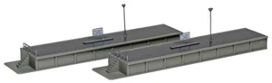 Kato N Island Platform Set End A Built Equivalent to 2 pieces of the old 23-174 - Picture 1 of 1