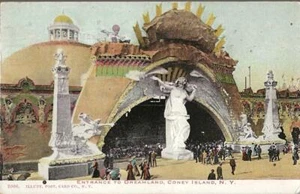 POSTCARD-1906 ENTRANCE TO DREAMLAND, CONEY ISLAND, NEW YORK - Picture 1 of 1