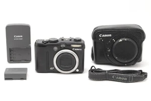 [NEAR MINT] Canon PowerShot G7 10.0MP Compact Digital Camera Black from Japan - Picture 1 of 11