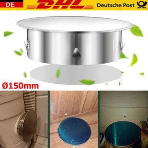 ø150mm Kaminlochdeckel Edelstahl Schornsteinabdeckung Ofenrohr Verschlussdeckel - Bild 1 von 24