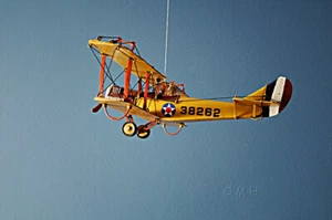 1918 Yellow Curtiss JN-4 1:24 Eisen Modellflugzeug Flugzeug - Bild 1 von 11