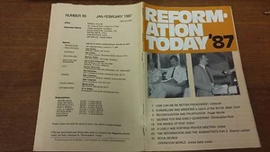Reformation Today magazine, Issue 95 January- February 1987 - Picture 1 of 1