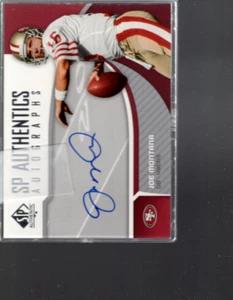 A7893- 2006 SP Authentic Autographs #SPMO Joe Montana SP Auto - Picture 1 of 2