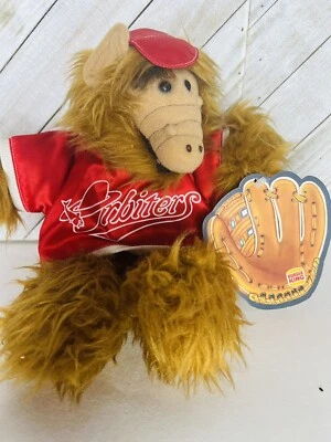 Orbitadores de peluche de juguete Burger King 1988 vintage Alf Hand Puppet Orbiters A.L.F. Show Foto 1 de 4