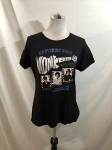 The Monkees schwarzes kurzärmliges T - "2012 Tour" - Damen 2XL, Brustumfang 20", Länge 25 - Bild 1 von 4