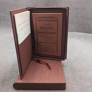 The Wonder of the Nineteenth CENTURY ROCK OIL Gale Facsimile of 1860 Book Slip - Picture 1 of 6