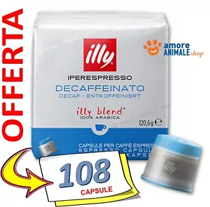 Caffè ILLY IPERESPRESSO → 72 / 108 / 216 / 324 Capsule Caffe Deka, Decaffeinato - Foto 1 di 5