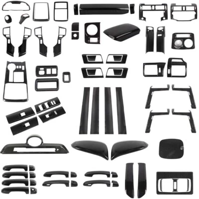 Carbon Inner Steering Wheel Cover Exterior Accessories Decor Kit for 4runner 10+ - Image 1 of 4