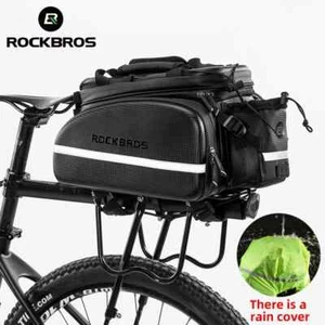 ROCKBROS Wasserdichte Fahrradträgertasche MTB Fahrradträgertasche Fahrradkoffer - Bild 1 von 12