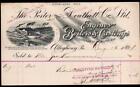 1894 Allegheny Pa Porter & Douthett Co Engines Boilers Castings Letter Head Bill
