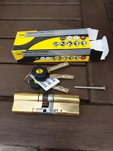 Yale Platinum 3 Star High Security Euro Cylinder Lock UPVC AntiSnap B-YS3-5050B - Picture 1 of 2