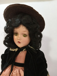 15" Scarlett O'Hara Doll Vintage 1930s Alexander Composition GWTW