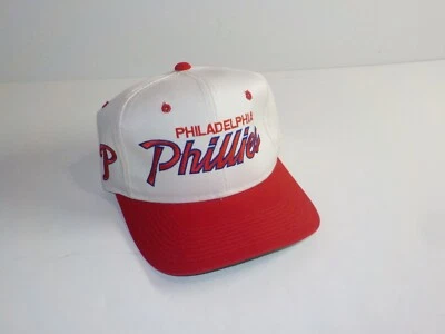 Vintage Philadelphia Phillies Script Sports Specialties SnapBack Hat Men’s 90s - Image 1 of 4