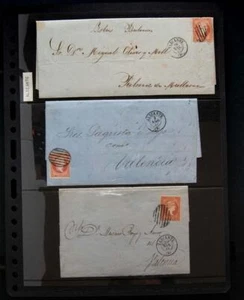 Comunidad Valenciana. Historia Postal. SOBRE 48. 1859. Espectacular e interesa - Imagen 1 de 1