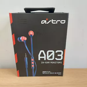 Astro Gaming A03 Monitores Intrauditivos Auriculares con Cable Azul y Rojo 3.5 mm Jack NUEVO - Imagen 1 de 5