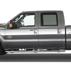 For: Ford F250/350 Crew Cab 1999-2016 Painted Body Side Moldings #FE-F250/350-CC