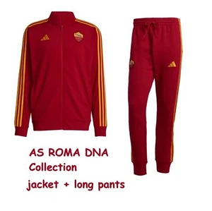 felpa con zip + pantalone Adidas AS Roma DNA COLLECTION, Uomo LIMITED EDITION - Imagen 1 de 1