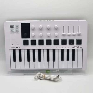 Arturia MiniLab 3 Weiß Universal Midi Keyboard Controller 25 Tasten - Bild 1 von 7