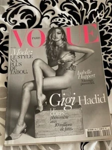 VOGUE Paris Magazine 965 March 2016 Chanel Gigi Hadid Nude Cover Like ESPN Body - Picture 1 of 5
