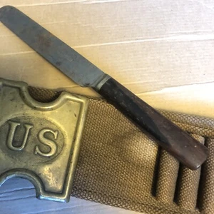 mess Knife Circa 1870s Indian Wars US cavalry Infantry  army scarce - Picture 1 of 24
