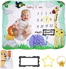 Baby Meilenstein Decke Fotografie Fotoshooting Hintergrund Teppich 12 Monate DHL